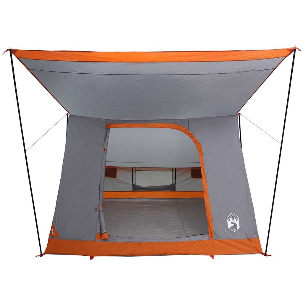 Tenda da campeggio 4 persona Grigio e arancione taffetà