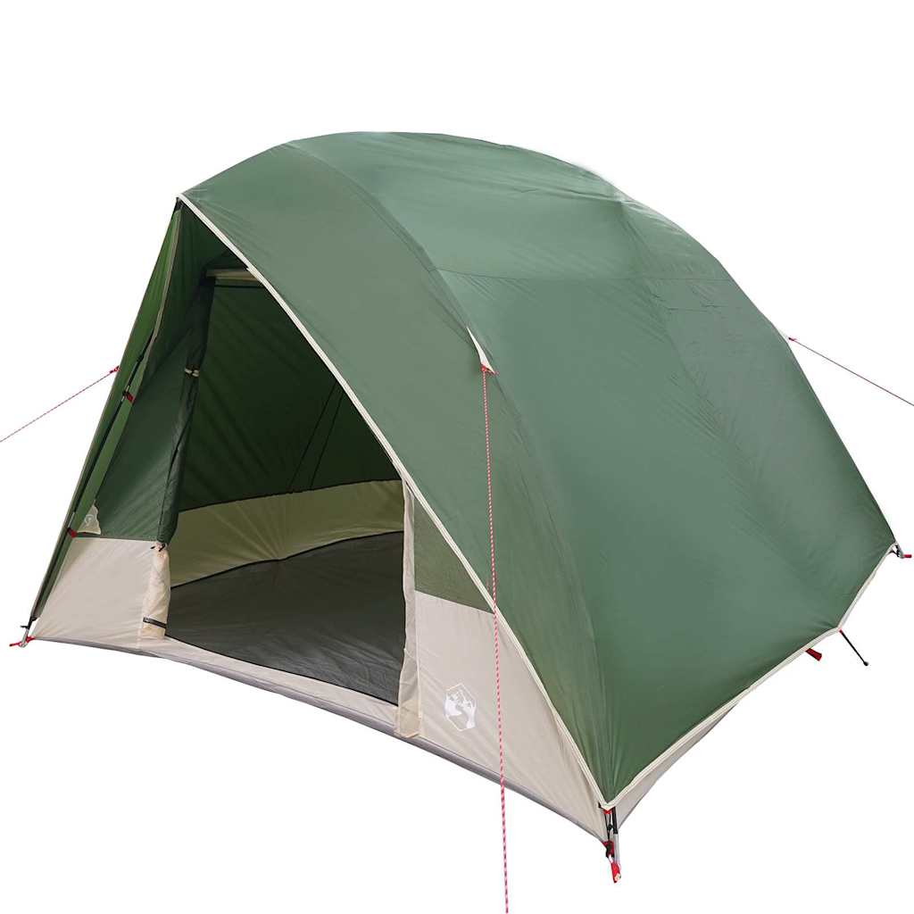 Tenda da campeggio 4 persona Verde taffetà Impermeabile
