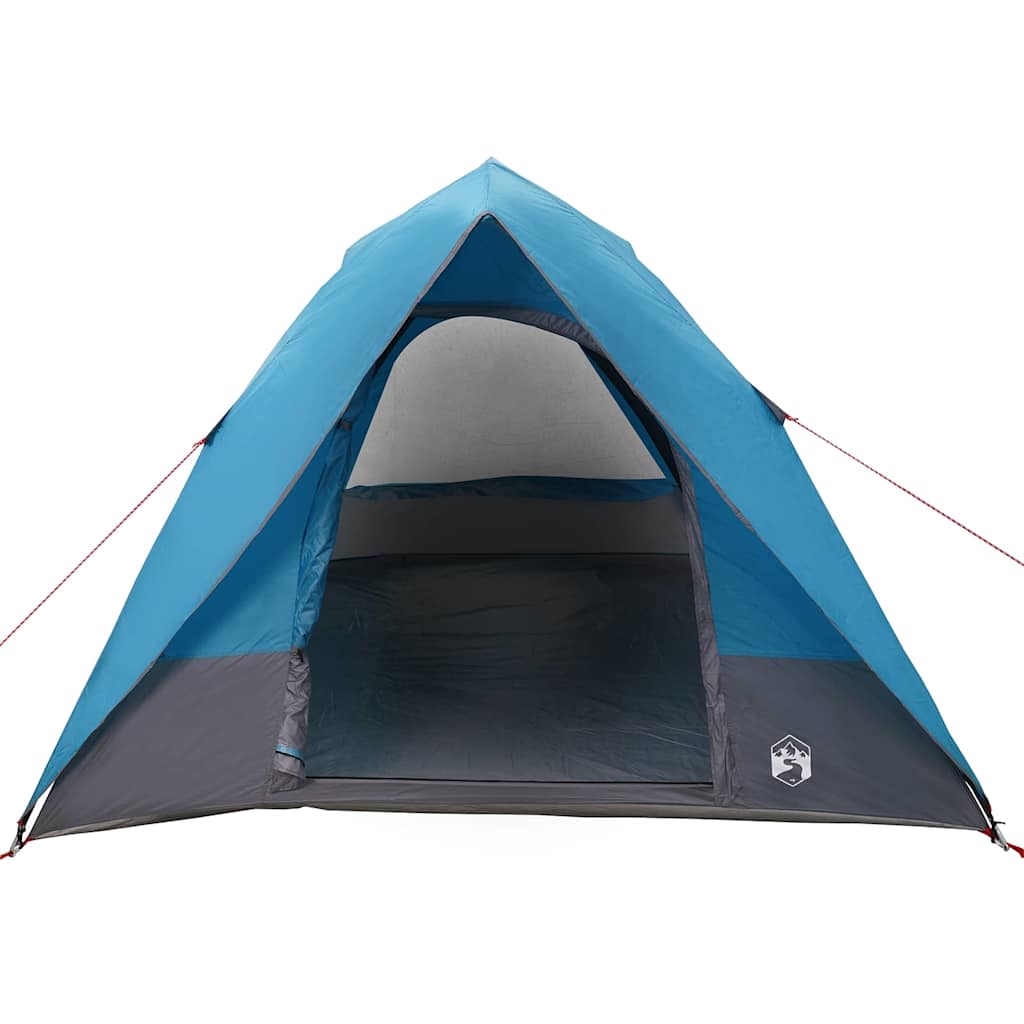 Tenda da campeggio 4 persona Blu taffetà Impermeabile