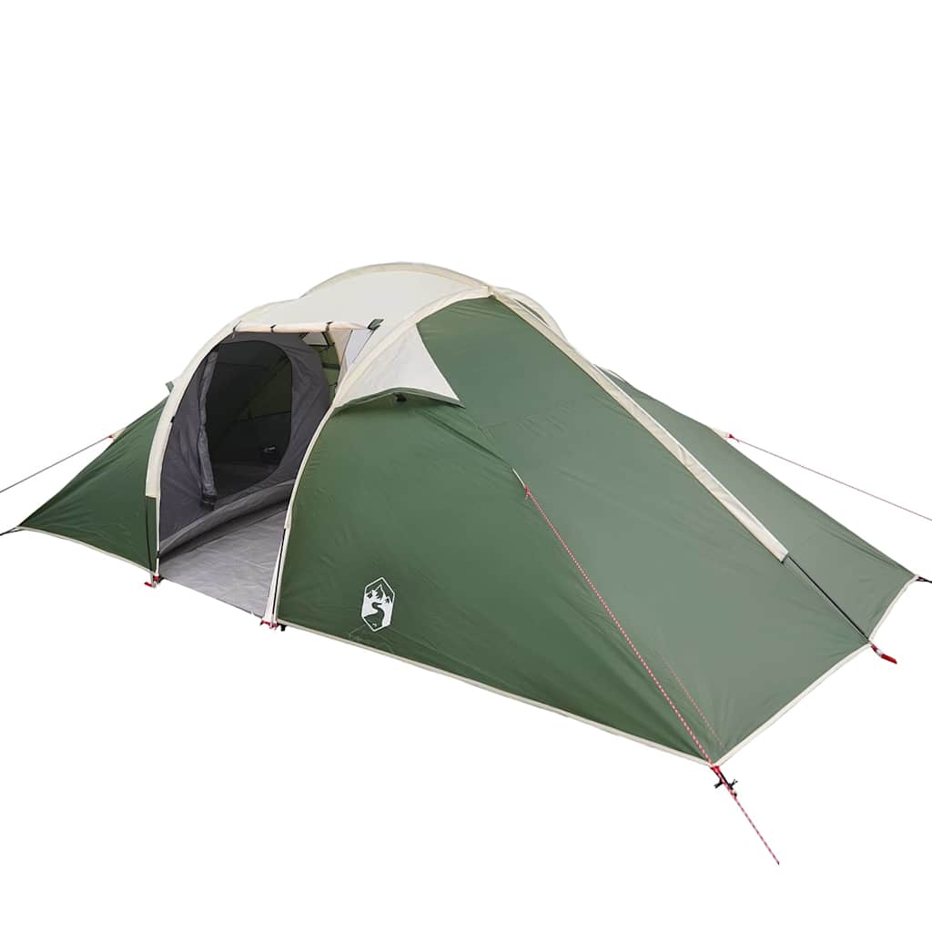 Tenda tunnel 4 persona Verde taffetà Impermeabile
