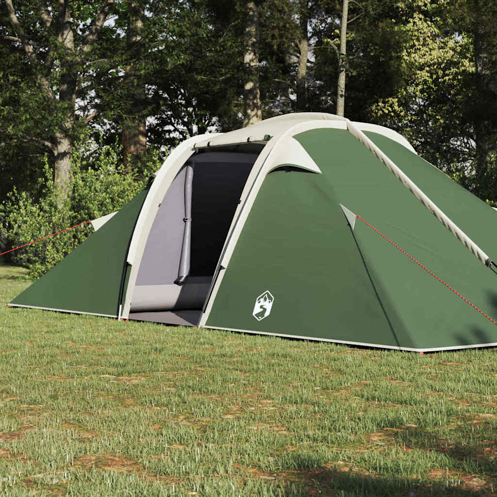 Tenda tunnel 4 persona Verde taffetà Impermeabile