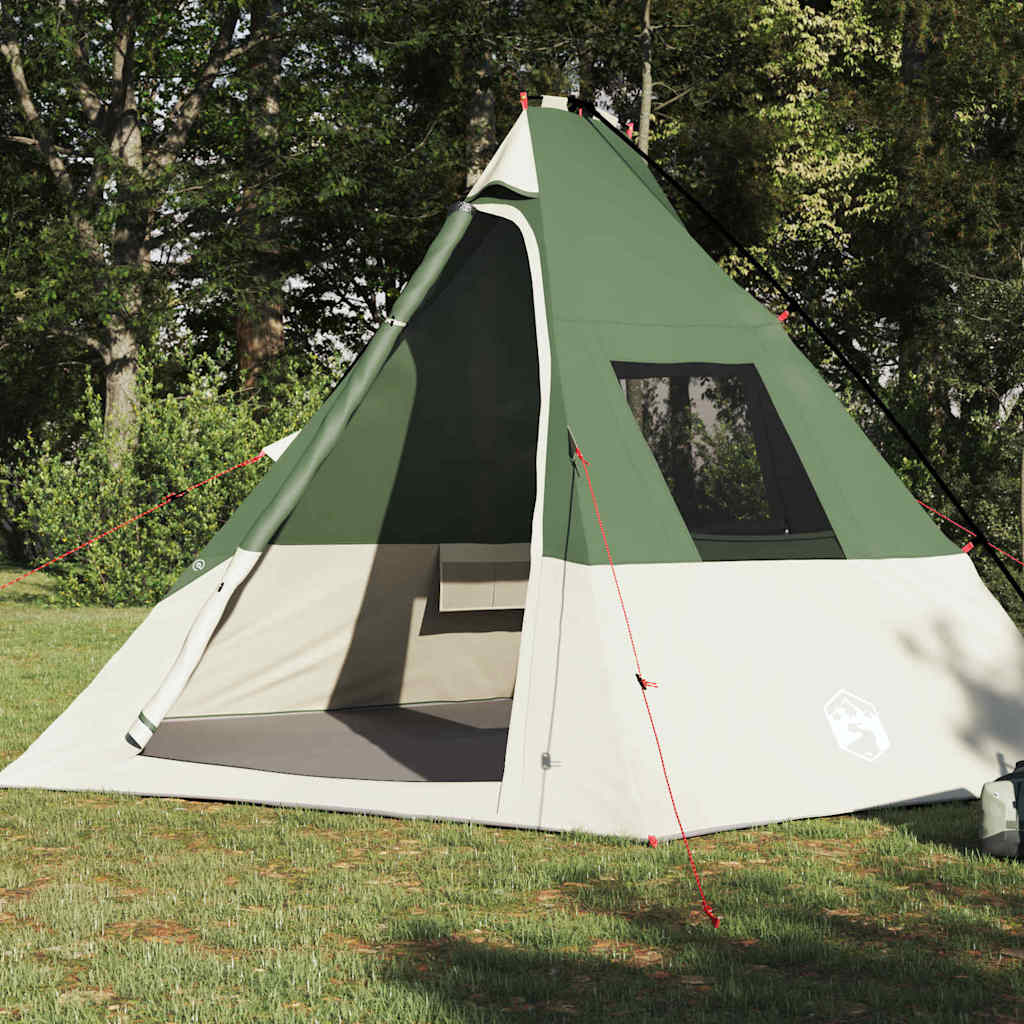 Tenda Tipi 6 persona Impermeabile Verde taffetà