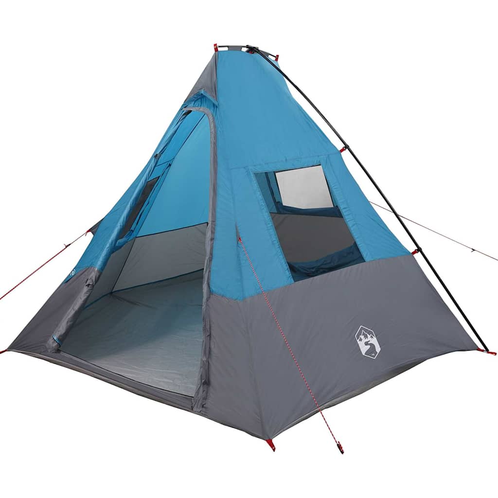 Tenda Tipi 6 persona Impermeabile Blu taffetà