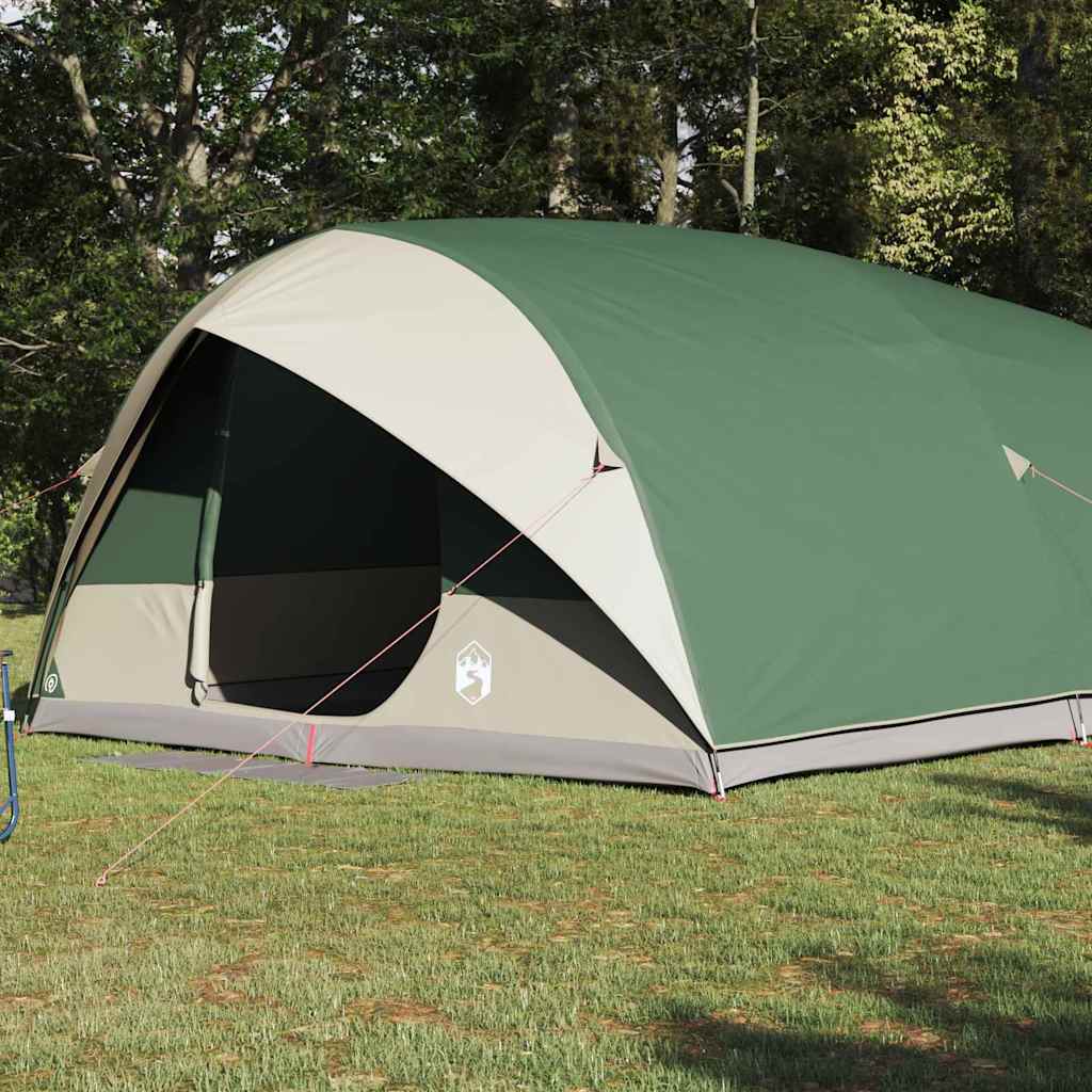 Tenda tunnel 10 persona Verde taffetà Impermeabile