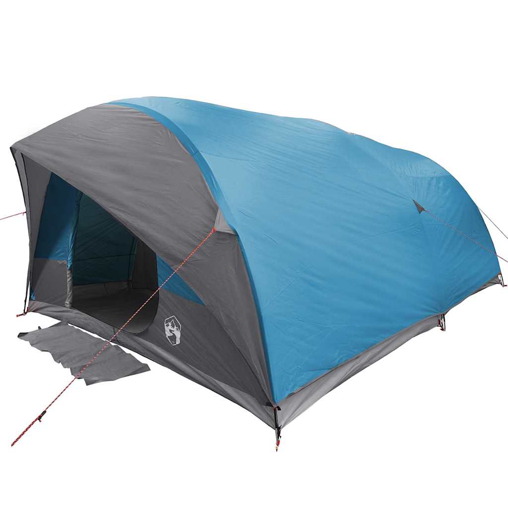 Tenda tunnel 10 persona Blu taffetà Impermeabile