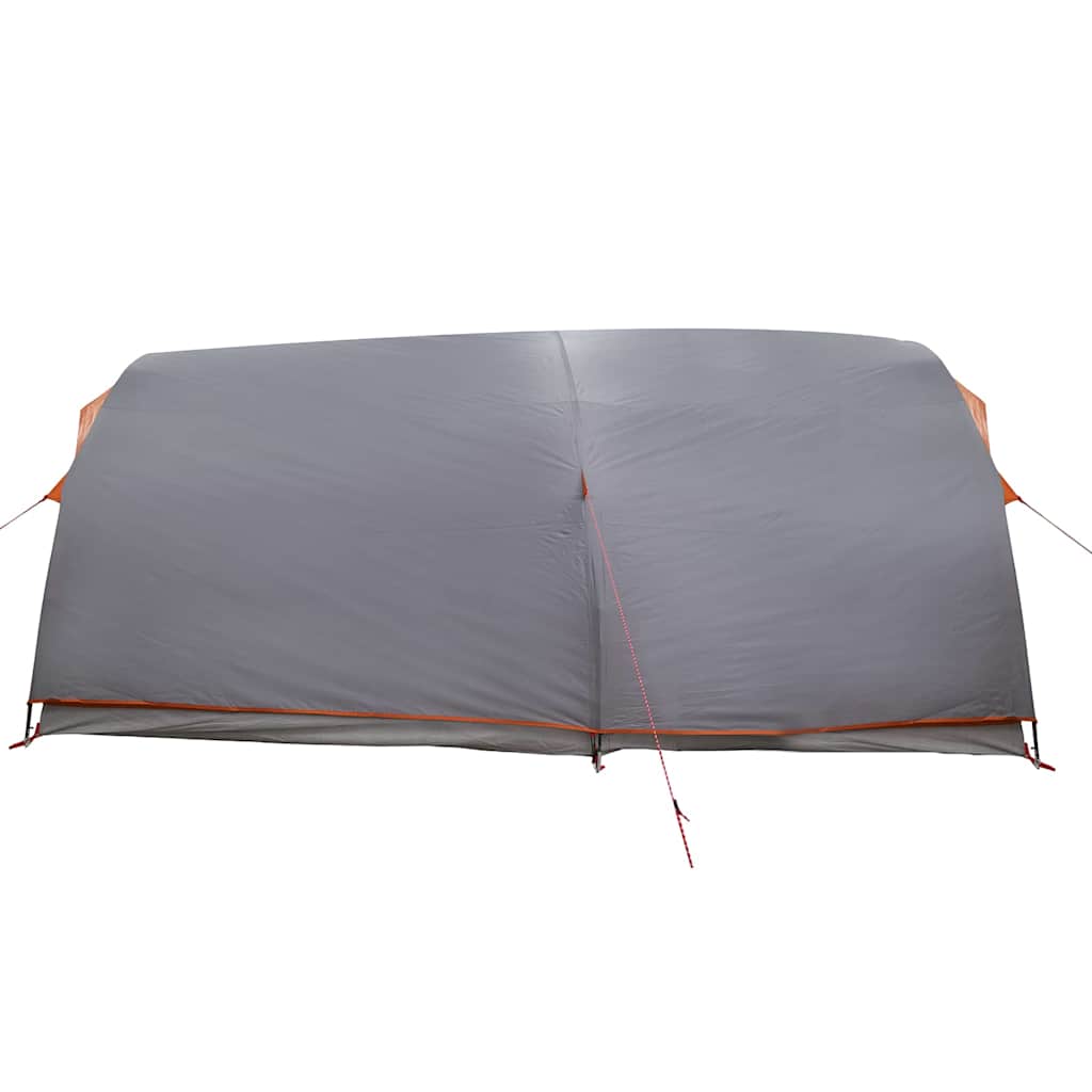 Tenda tunnel 10 persona Grigio e arancione taffetà Impermeabile