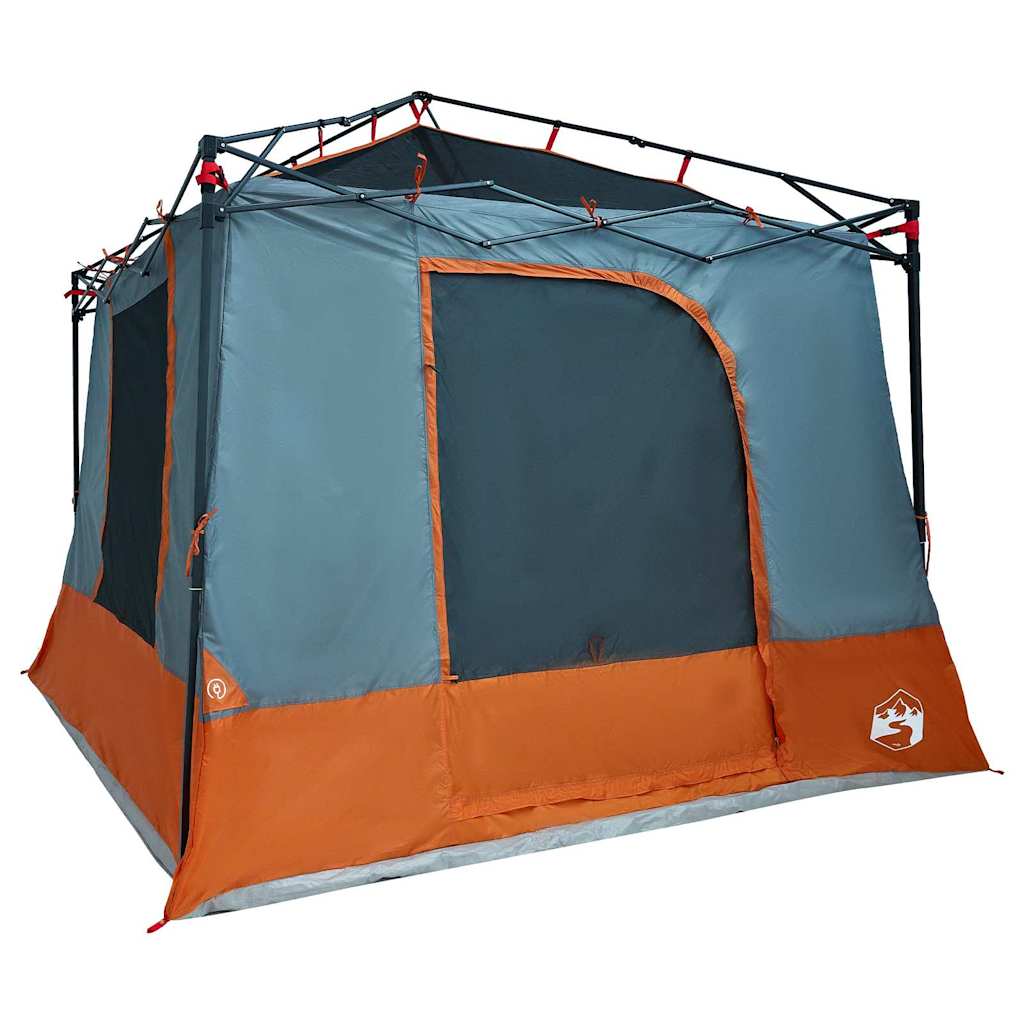 Tenda interna 6 persona Grigio e arancione taffetà