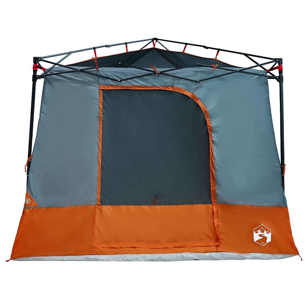 Tenda interna 6 persona Grigio e arancione taffetà