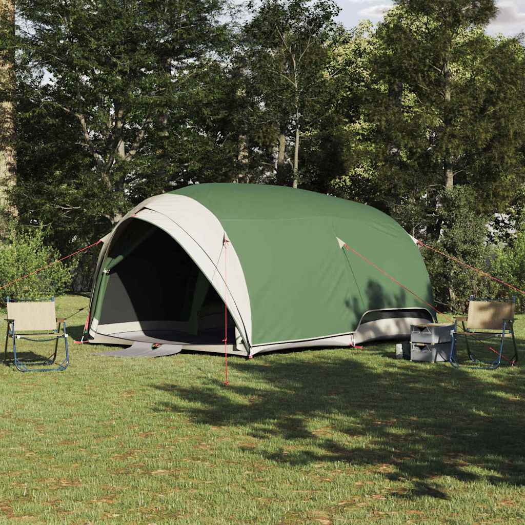 Tenda tunnel 6 persona Verde taffetà Impermeabile