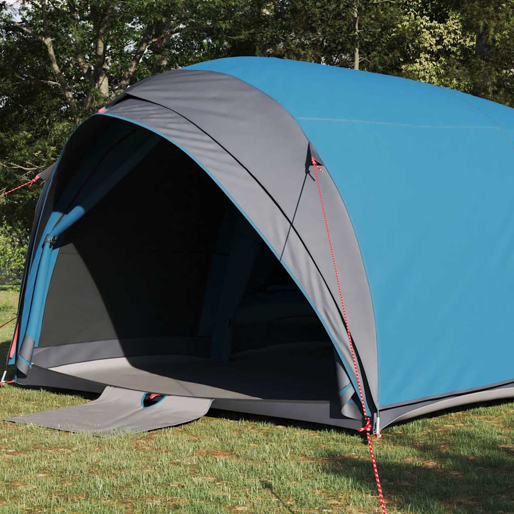 Tenda tunnel 6 persona Blu taffetà Impermeabile