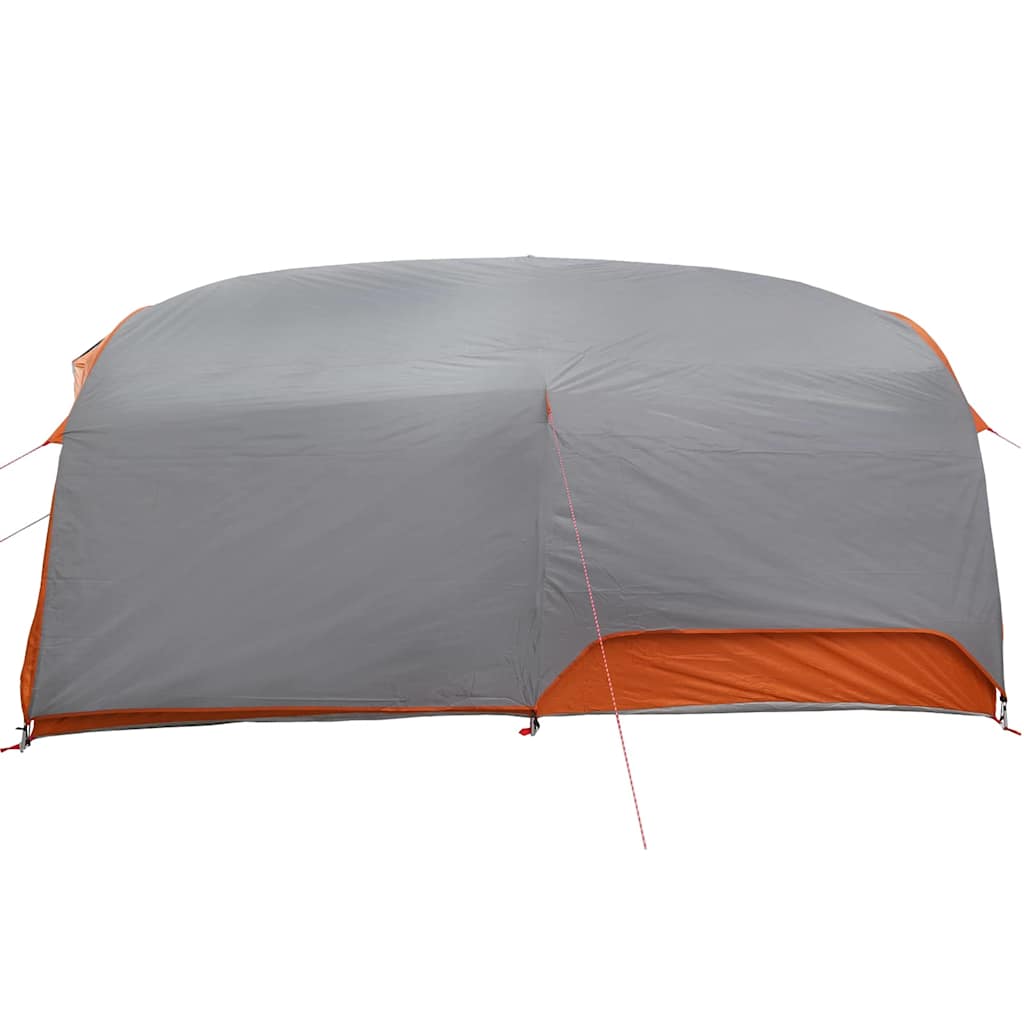 Tenda tunnel 6 persona Grigio e arancione taffetà Impermeabile