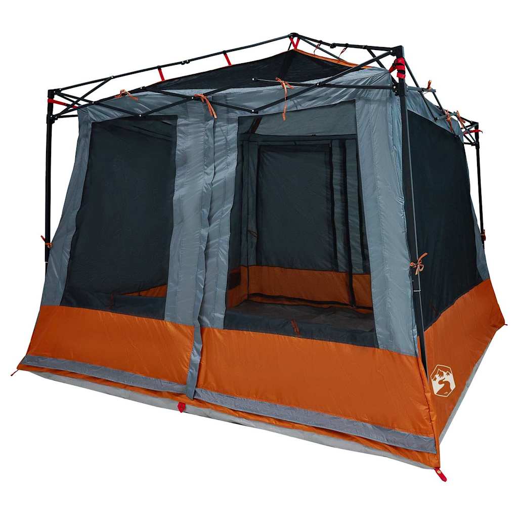 Tenda interna 6 persona Grigio e arancione taffetà