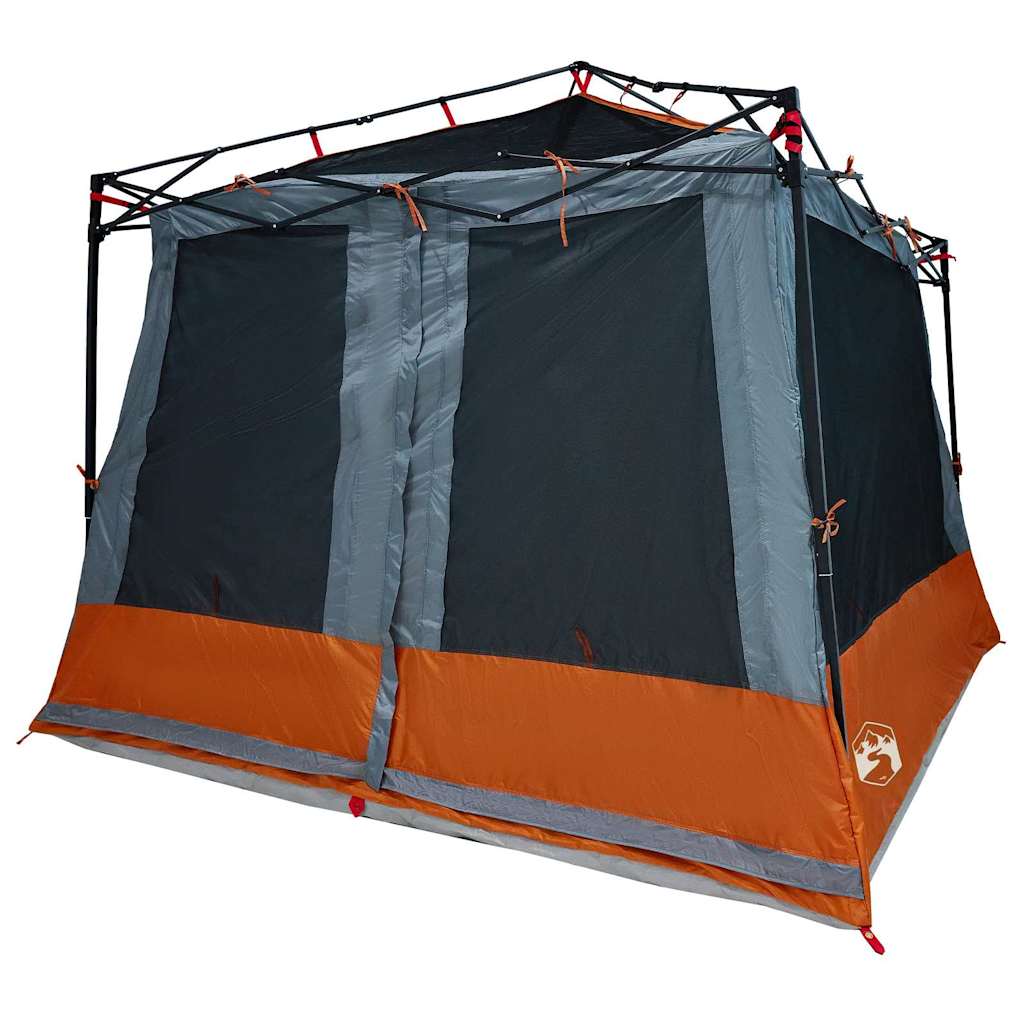 Tenda interna 6 persona Grigio e arancione taffetà