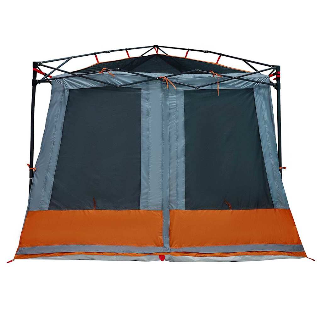 Tenda interna 6 persona Grigio e arancione taffetà