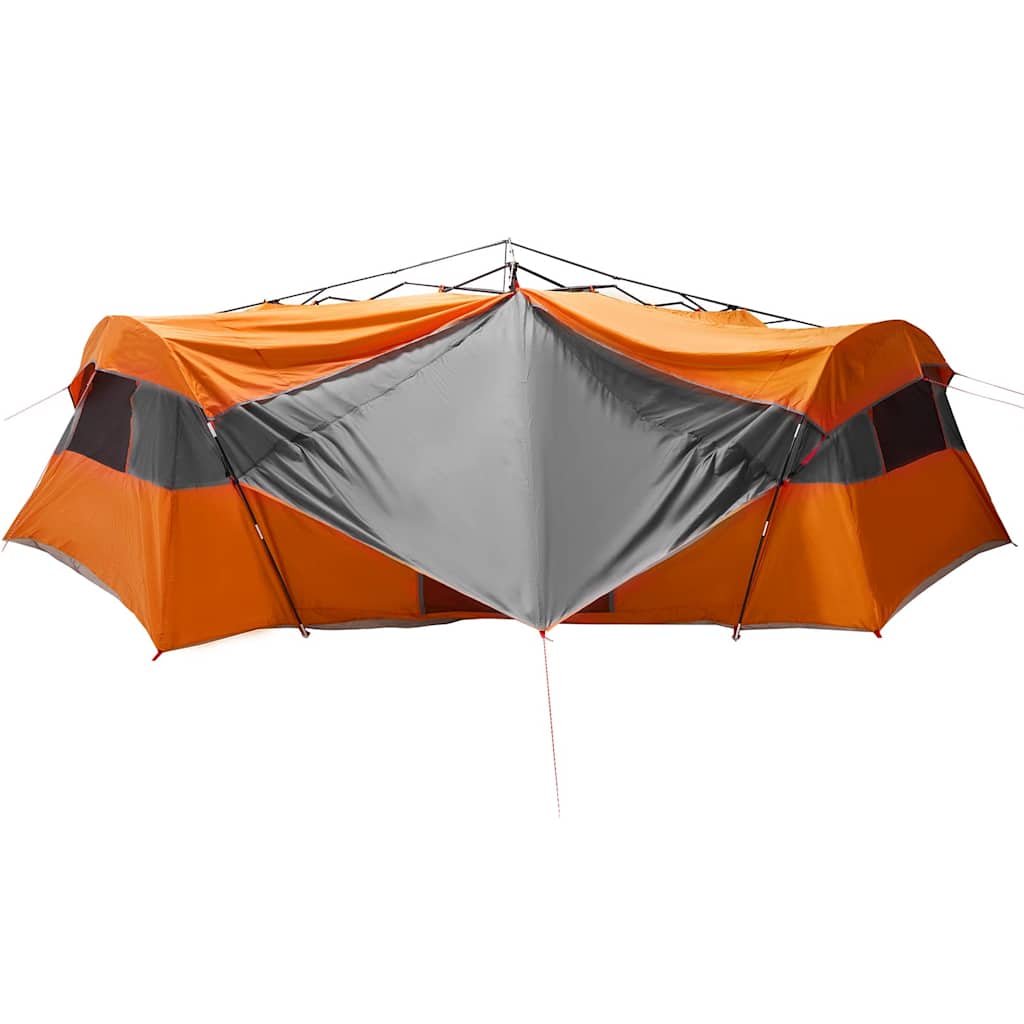 Tenda interna 8 persona Grigio e arancione taffetà