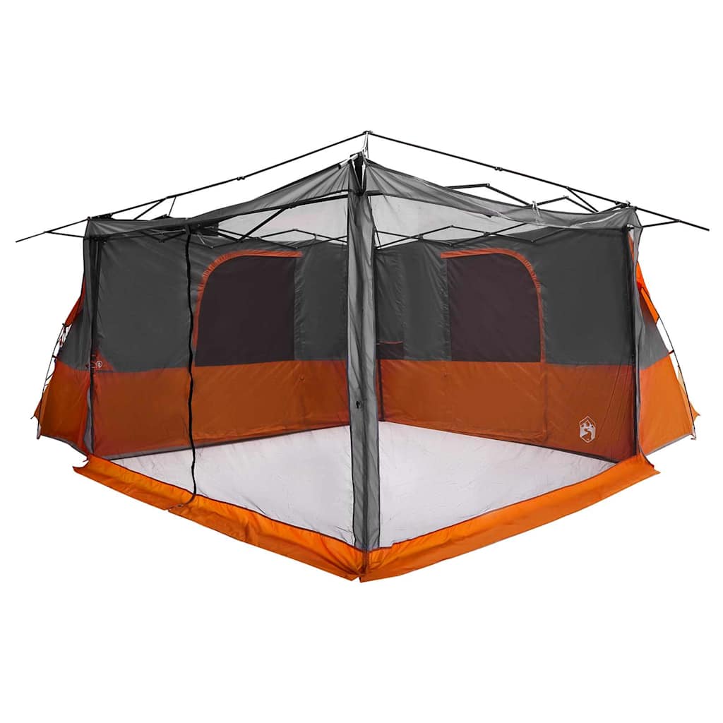 Tenda interna 8 persona Grigio e arancione taffetà