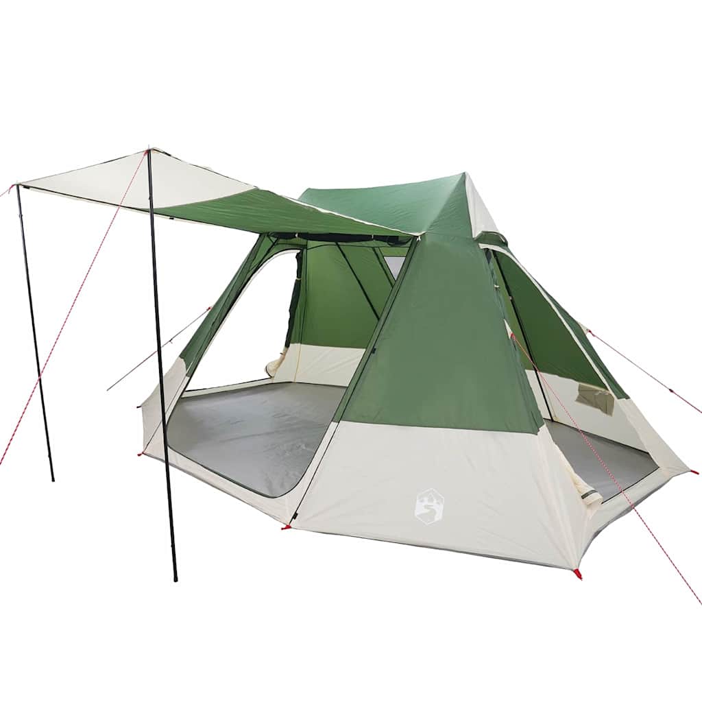 Tenda da campeggio 10 persona Verde taffetà Impermeabile