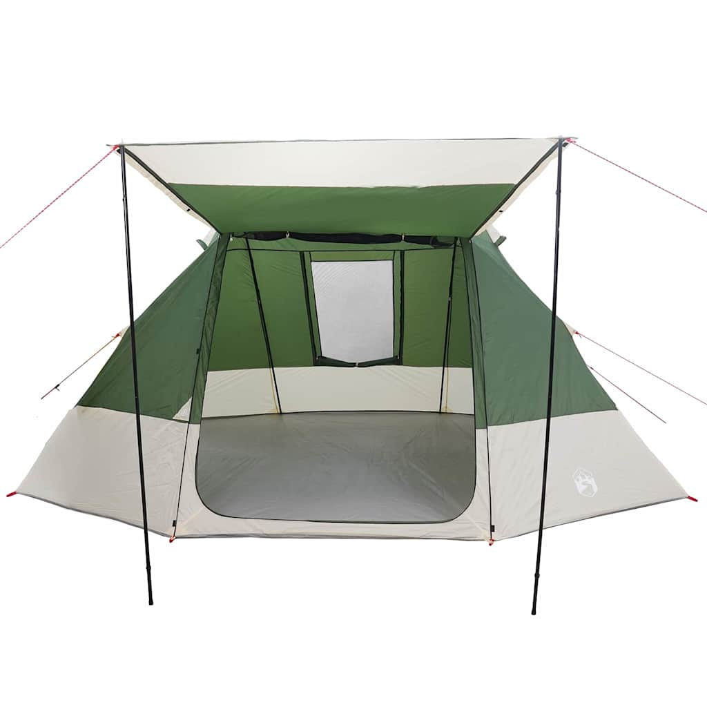 Tenda da campeggio 10 persona Verde taffetà Impermeabile