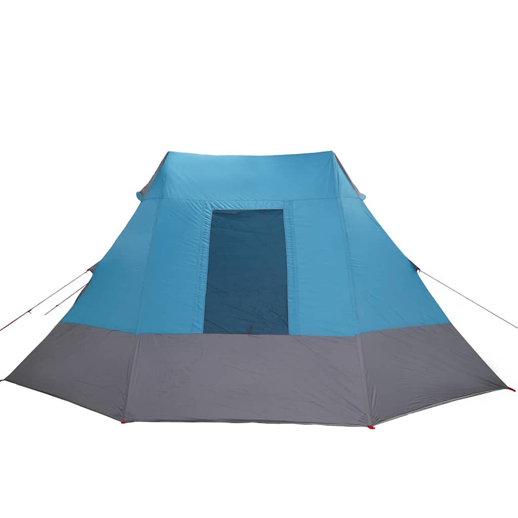 Tenda da campeggio 10 persona Blu taffetà Impermeabile