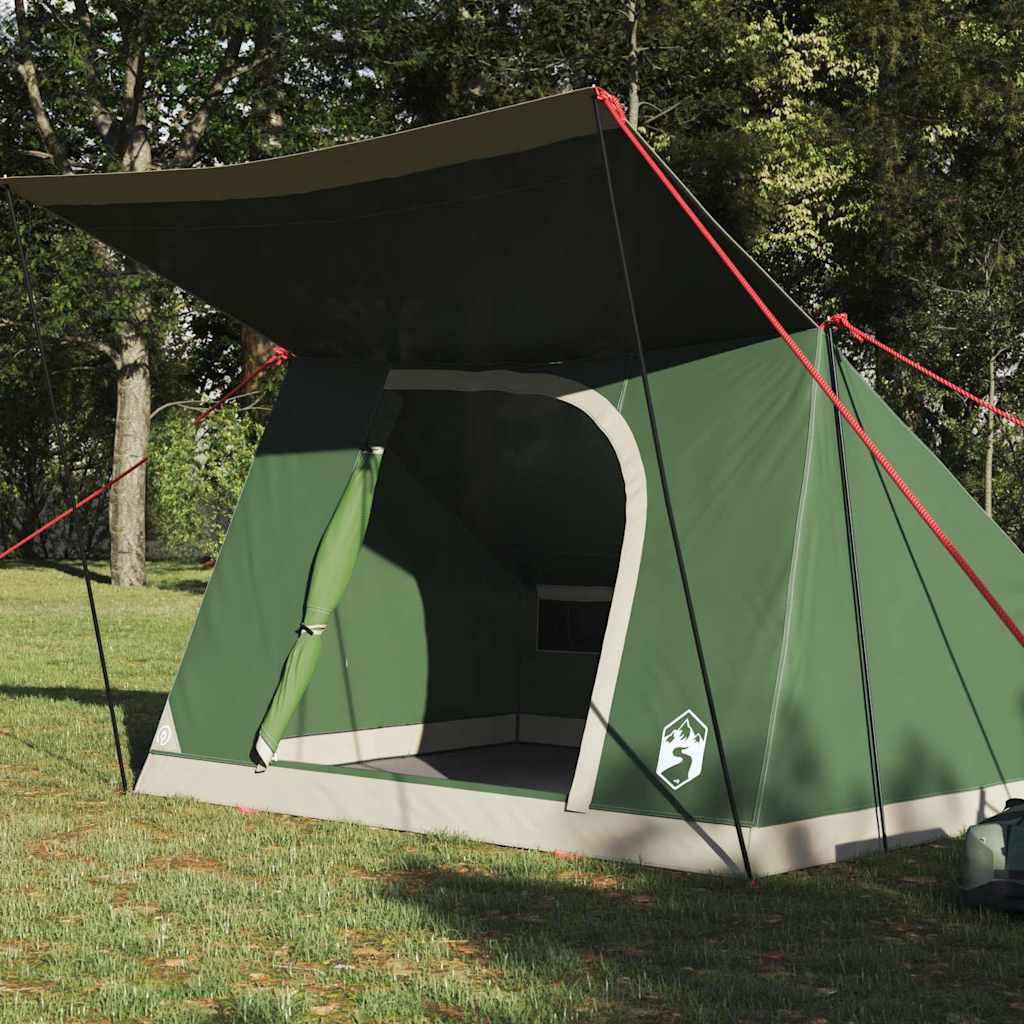 Tenda da campeggio 2 persona Verde taffetà Impermeabile