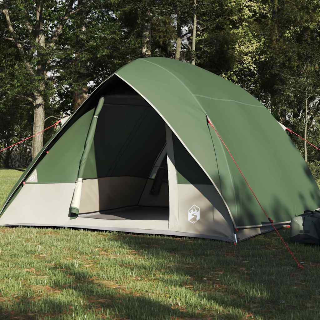 Tenda da campeggio 2 persona Verde taffetà Impermeabile