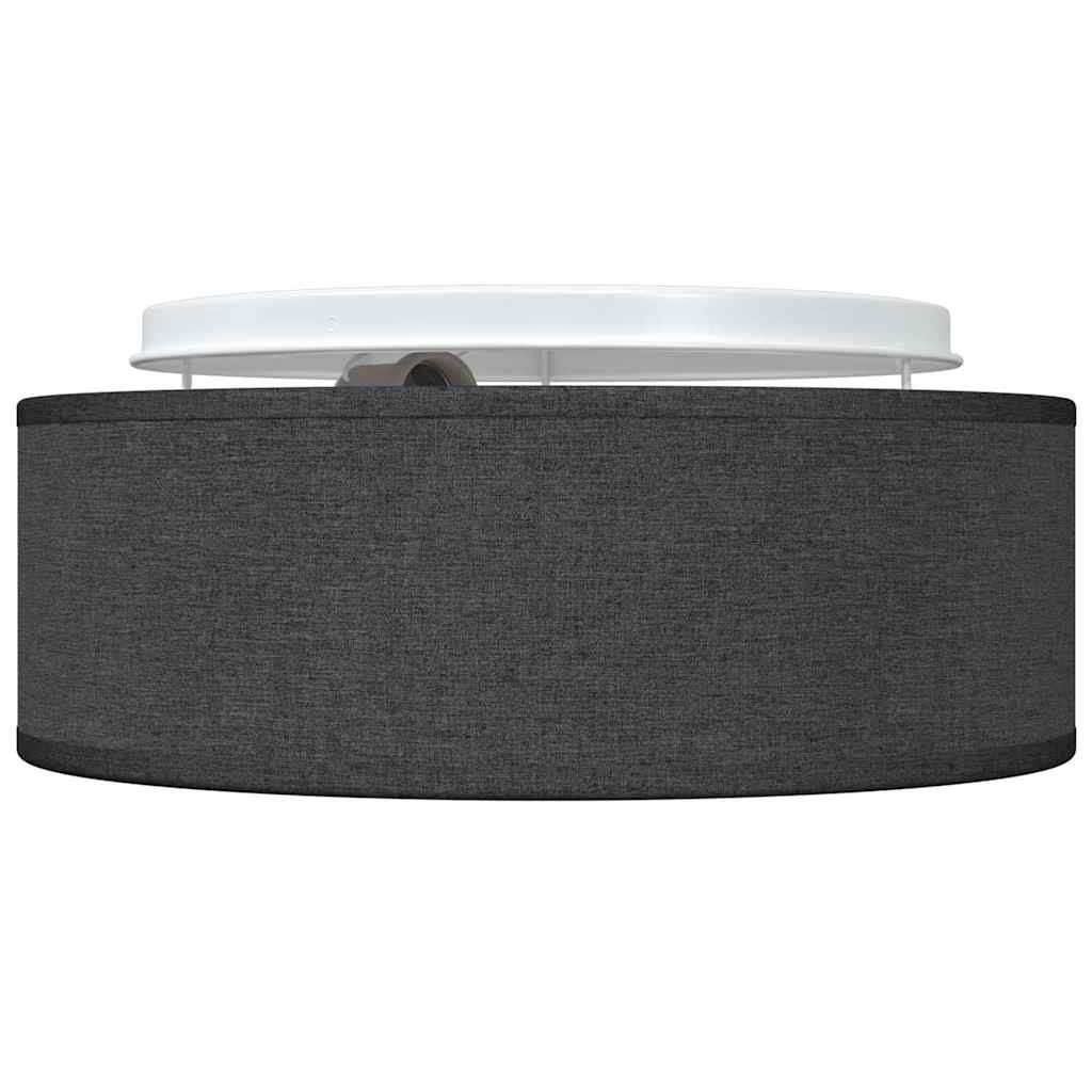 Lampada da soffitto Nero 30 x 30 x 13,5 cm Tessuto