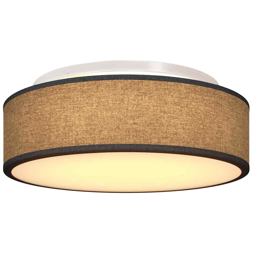 Lampada da soffitto Nero 38 x 38 x 13,5 cm Tessuto