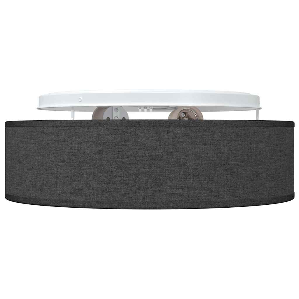 Lampada da soffitto Nero 38 x 38 x 13,5 cm Tessuto