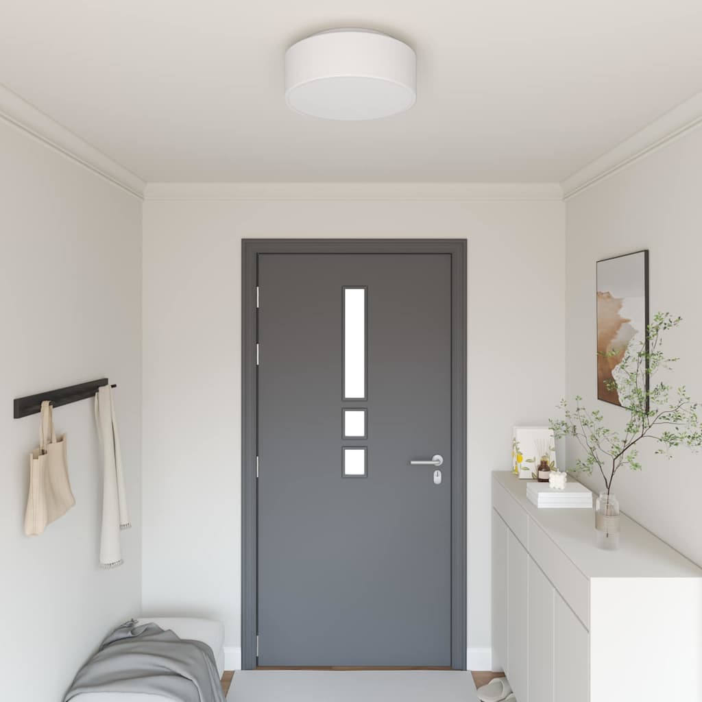 Lampada da soffitto Bianco 38 x 38 x 13,5 cm Tessuto