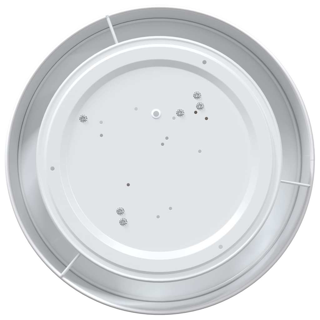 Lampada da soffitto Bianco 38 x 38 x 13,5 cm Tessuto