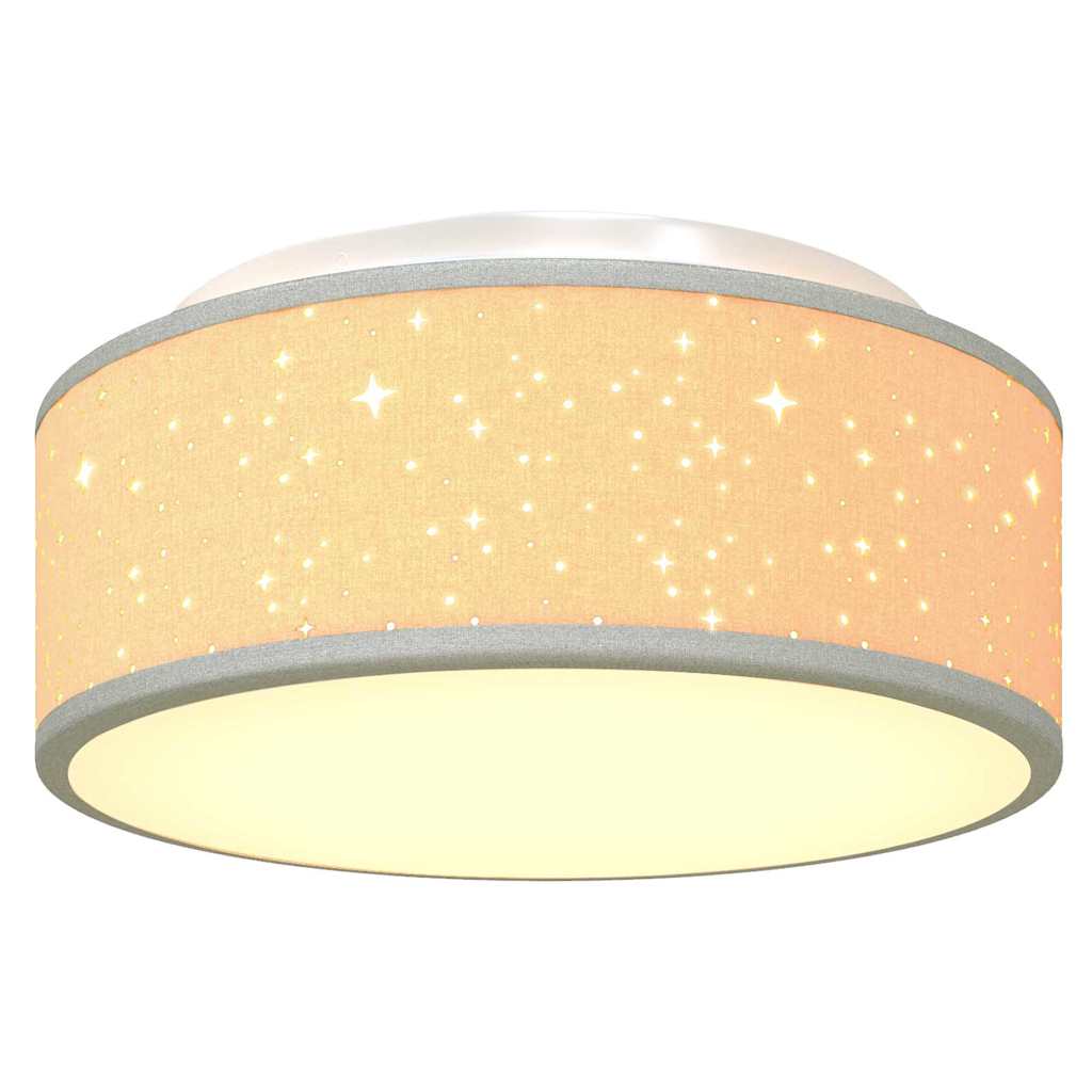 Lampada da soffitto Grigio 30 x 30 x 13,5 cm Tessuto