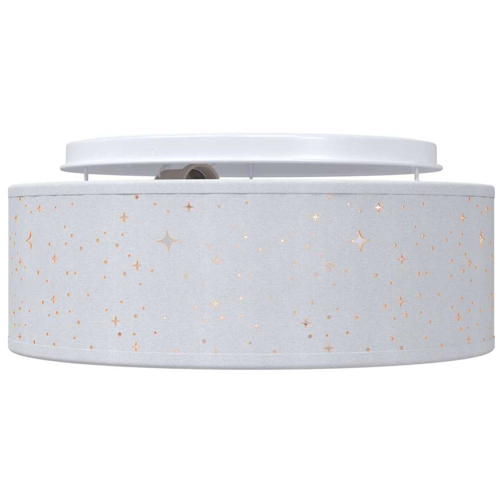 Lampada da soffitto Grigio 30 x 30 x 13,5 cm Tessuto
