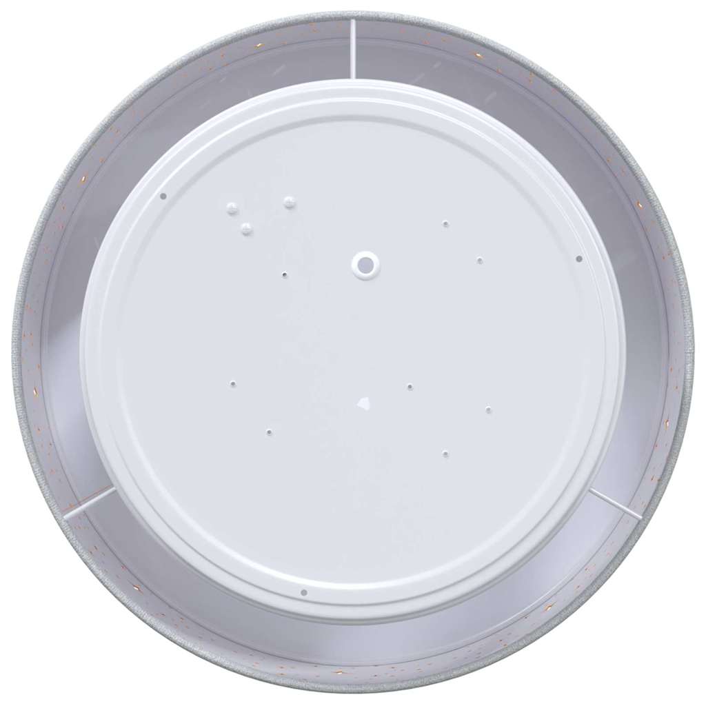 Lampada da soffitto Grigio 30 x 30 x 13,5 cm Tessuto