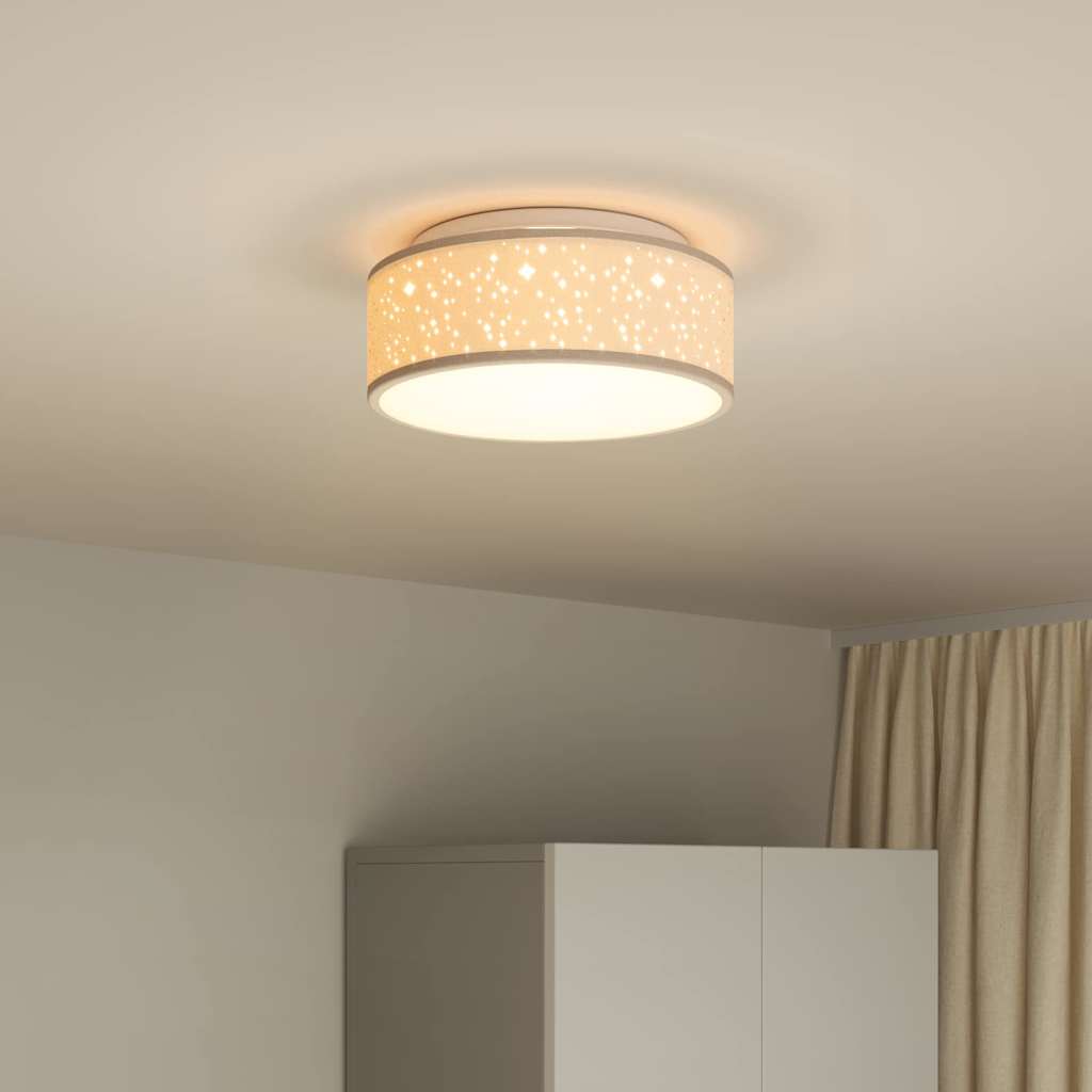 Lampada da soffitto Talpa 30 x 30 x 13,5 cm Tessuto