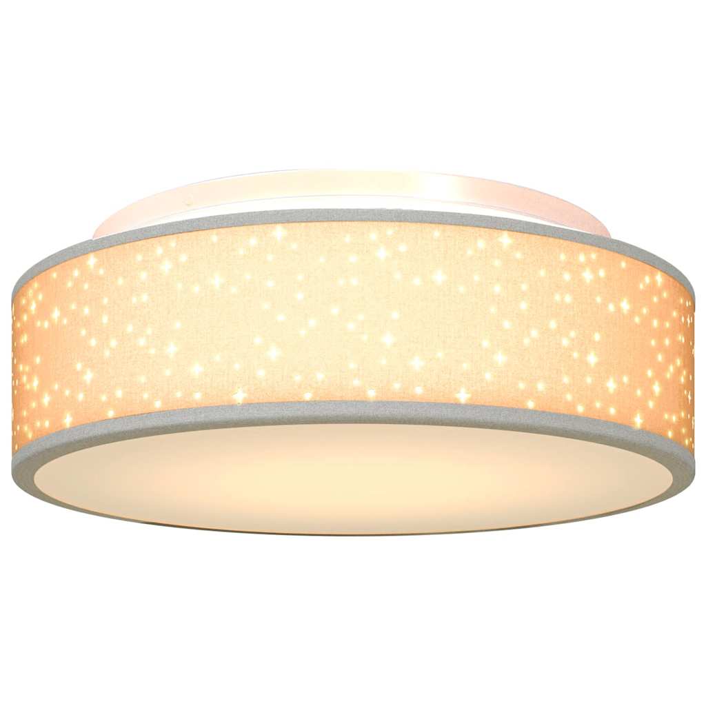 Lampada da soffitto Grigio 38 x 38 x 13,5 cm Tessuto