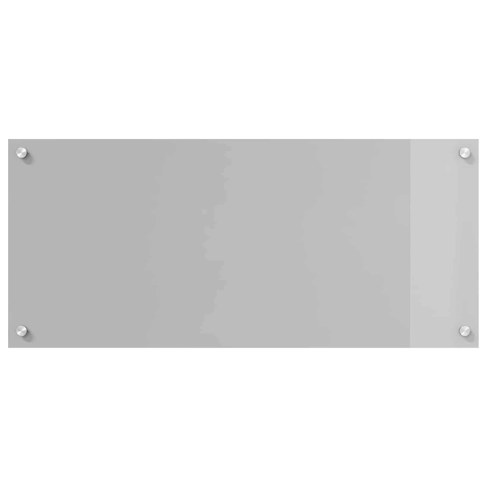 Schienale da cucina Grigio chiaro 90 x 40 cm vetro temperato