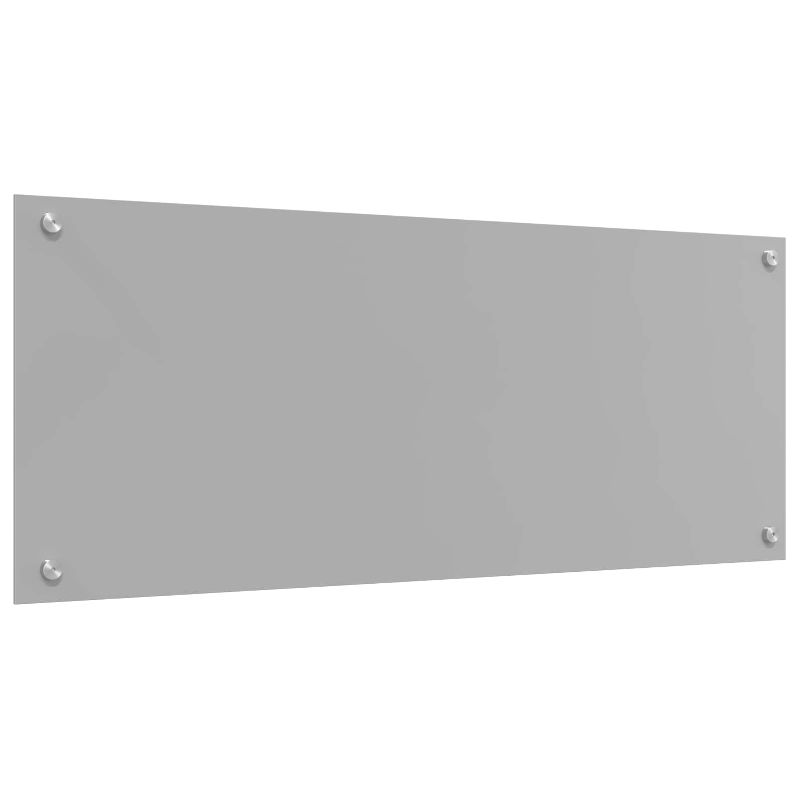 Schienale da cucina Grigio chiaro 100 x 40 cm vetro temperato