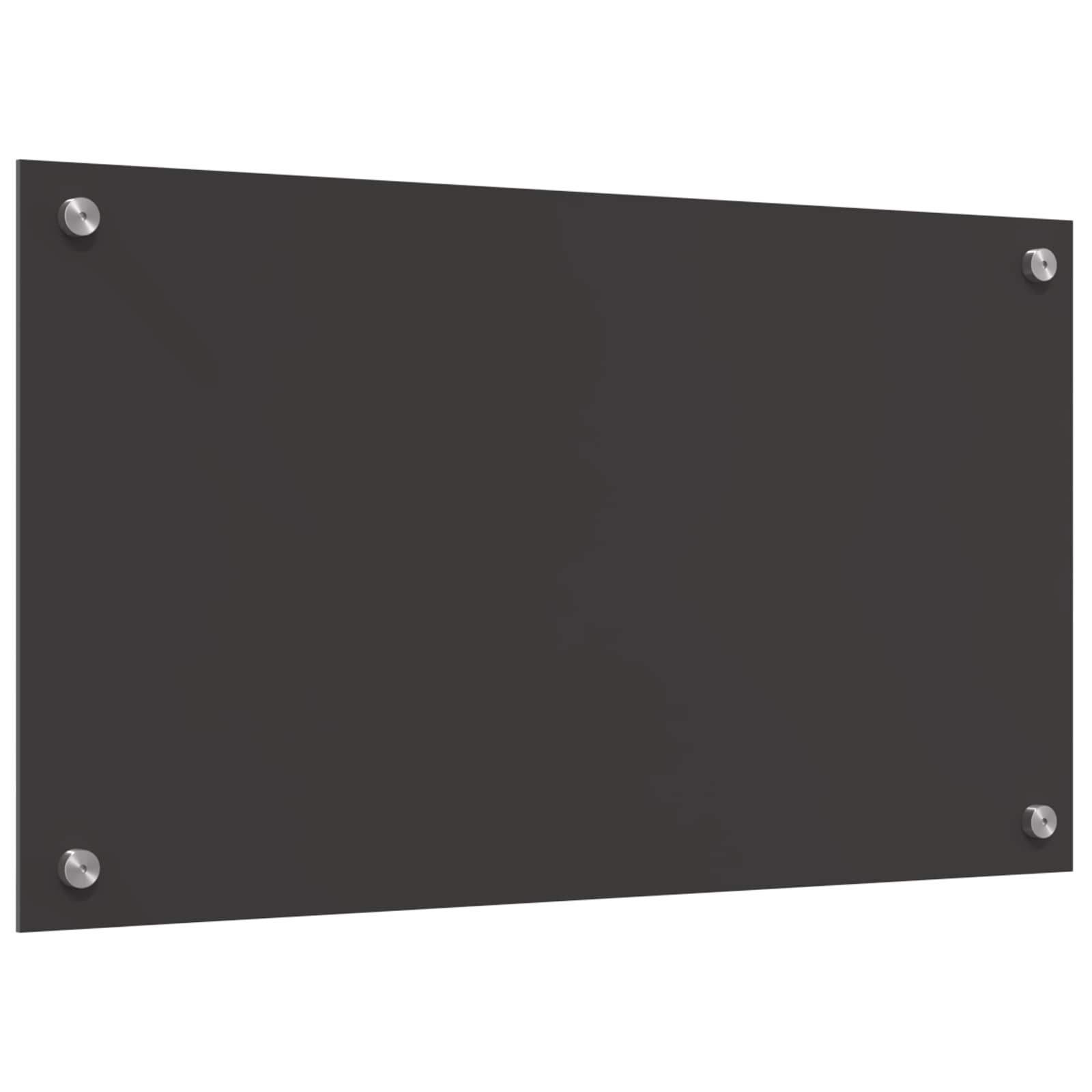 Schienale da cucina Grigio scuro 70 x 40 cm vetro temperato