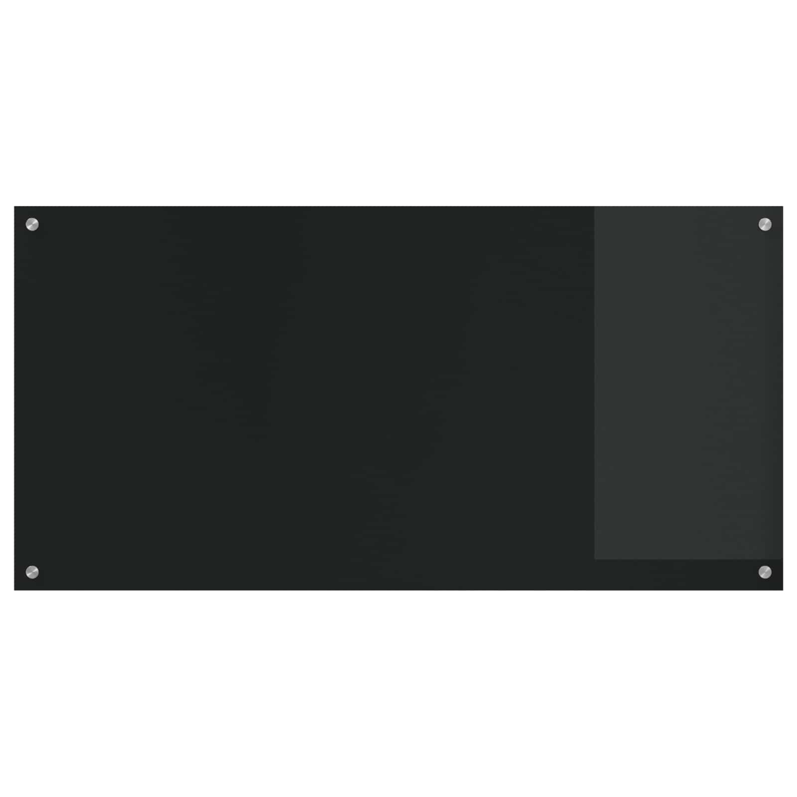 Schienale da cucina Nero 120 x 60 cm vetro temperato