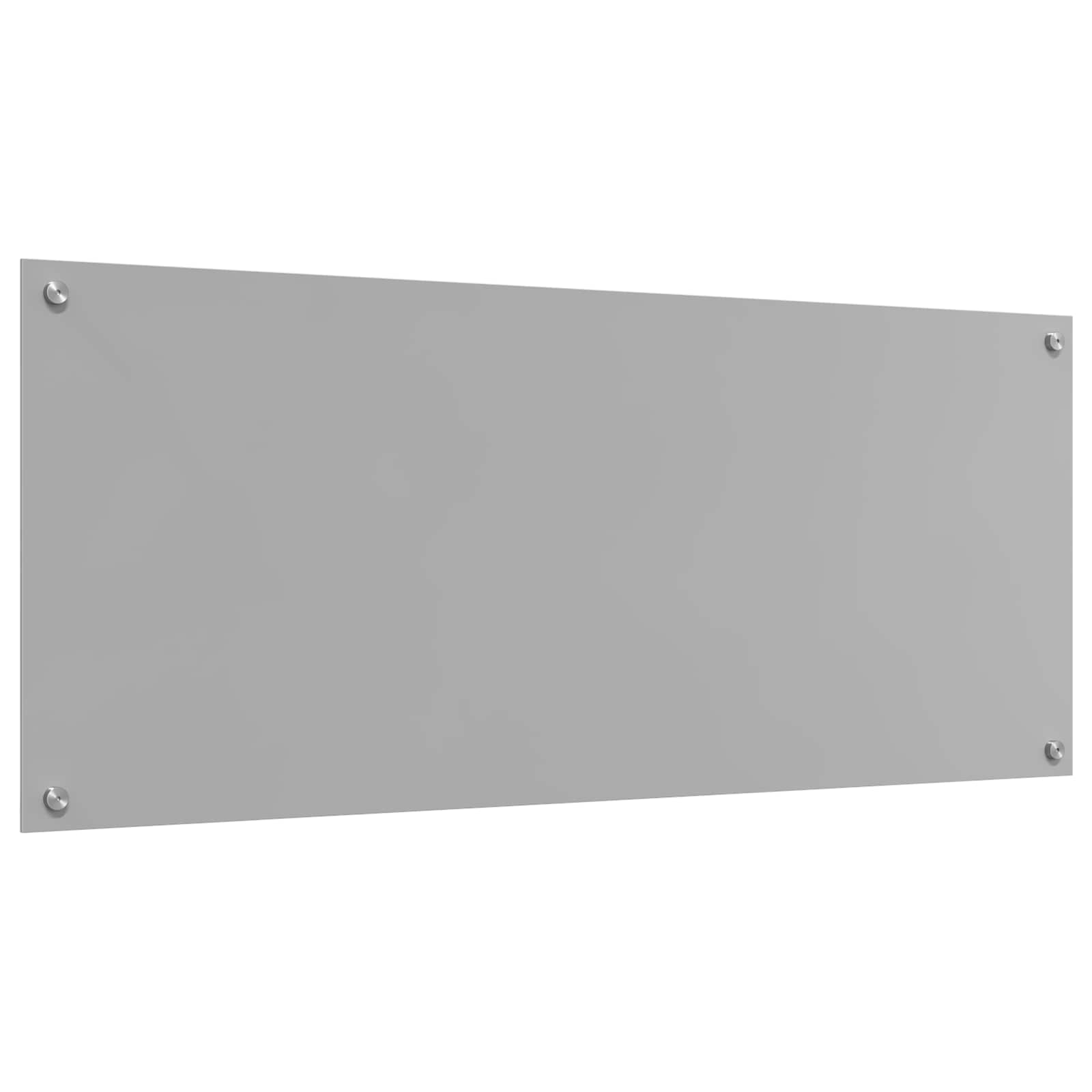 Schienale da cucina Grigio chiaro 120 x 50 cm vetro temperato