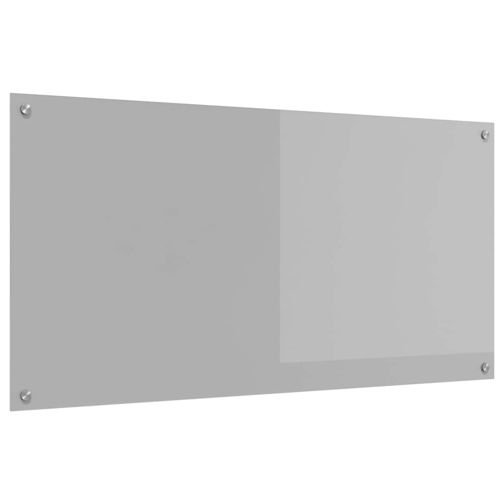 Schienale da cucina Grigio chiaro 120 x 60 cm vetro temperato