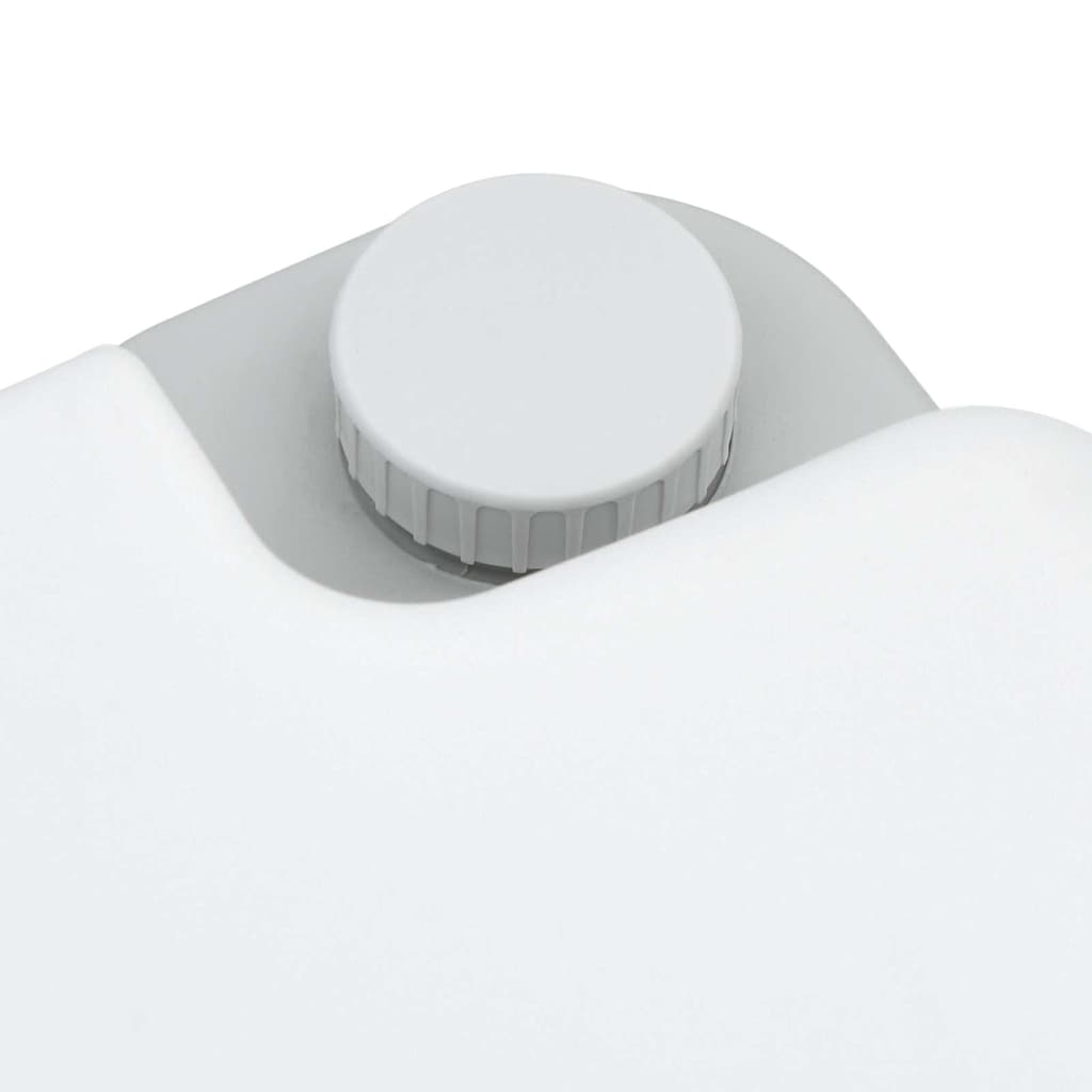 Toilette da Campeggio Grigio e Bianco 41,5 x 36,5 x 30 cm
