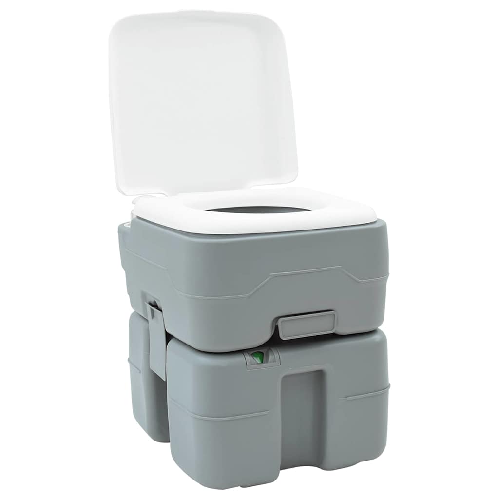 Toilette da Campeggio Grigio 41,5 x 36,5 x 42 cm