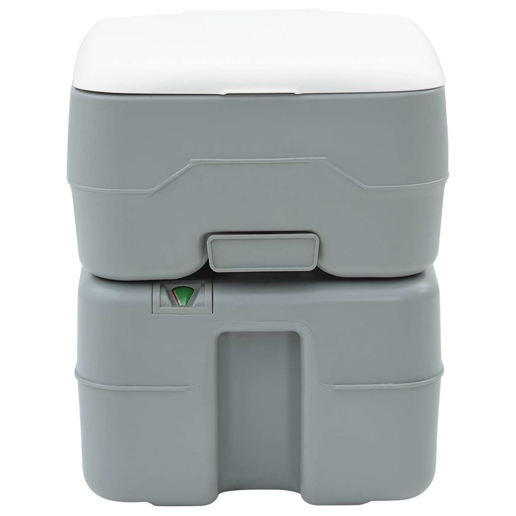 Toilette da Campeggio Grigio 41,5 x 36,5 x 42 cm
