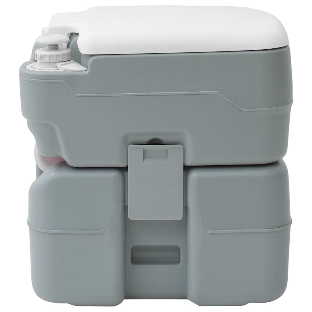 Toilette da Campeggio Grigio 41,5 x 36,5 x 42 cm