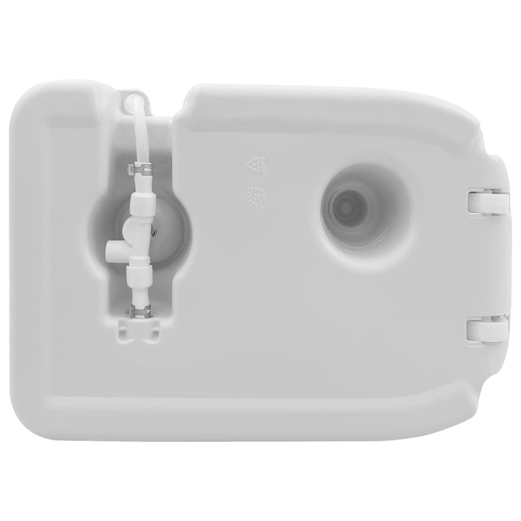 Lavandino portatile da campeggio Grigio 50,5 x 33 x 103 cm