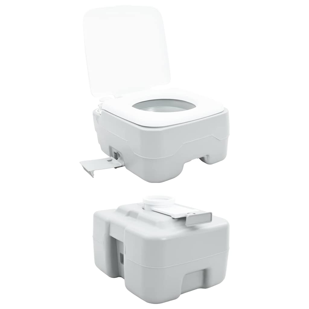 Toilette da Campeggio Grigio 41,5 x 36,5 x 42 cm