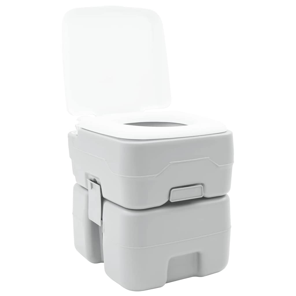 Toilette da Campeggio Grigio 41,5 x 36,5 x 42 cm