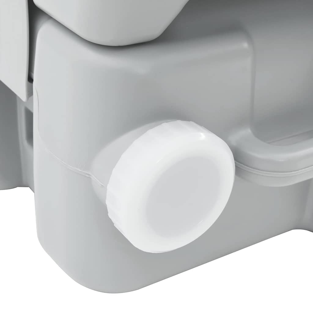 Toilette da Campeggio Grigio 41,5 x 36,5 x 42 cm