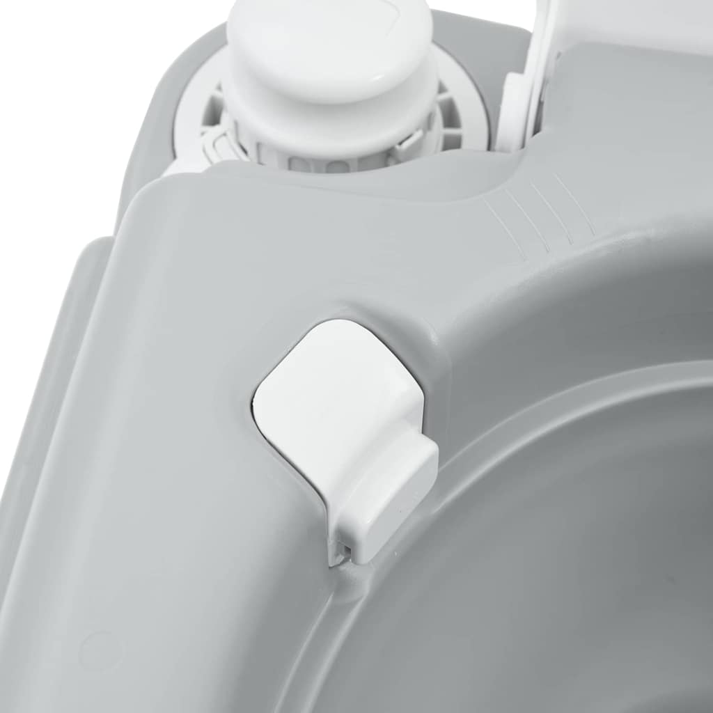 Toilette da Campeggio Grigio 41,5 x 36,5 x 42 cm